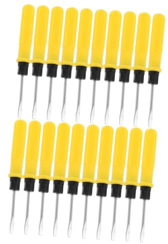 POPETPOP 2 Ensembles Ensemble De Tournevis Réparation Tournevis Portable Plat Noir Multifonctionnel À Petite Pointe Outil Cruciforme Long Le Fer 10 Pièces * 2