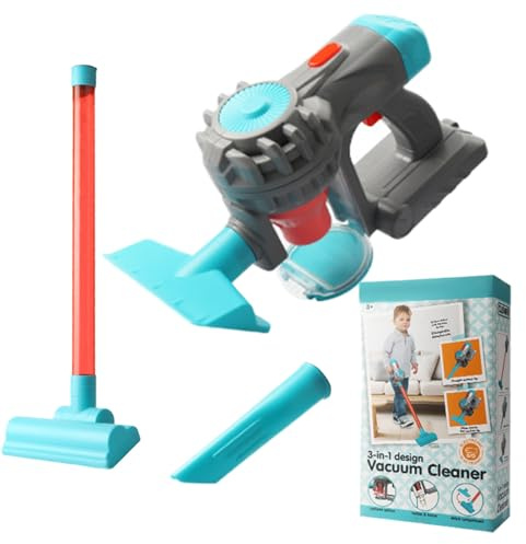 Spielzeug Staubsauger | Pädagogisches Spielset Zur Nachahmung Der Reinigung | Funktionsstaubsauger zum Nachspielen für Kinder,Für Mädchen Kinder Geburtstag Zuhause Spielzimmer Kinderzimmer Kindergarte