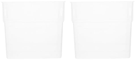 Gatuida Poubelle de Bureau Transparente Pratique Lot de 2 en Plastique | Chambres et Autres Pièces, Facile à Nettoyer, Usage Domestique, Style Sobre, Format Compact