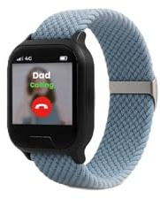 MiniFinder GPS Uhr für Kinder – Echtzeit-Tracker mit SOS-Knopf, Telefonfunktion & Virtueller Zaun – IPX7 Wasserdicht – Unbegrenzte Reichweite – ABO erforderlich