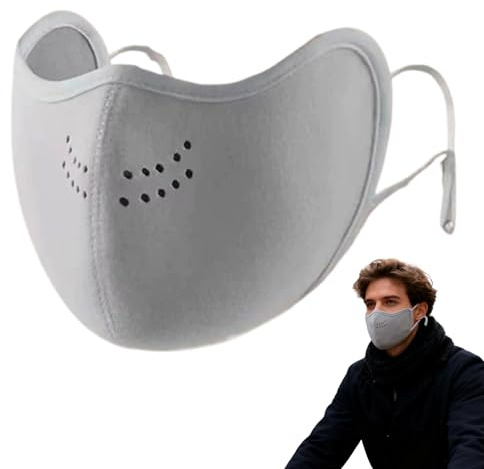 Masque d'hiver coupe-vent et résistant au froid, demi-masque de ski pour femme avec matériau doux et chaud, accessoire d'extérieur pour homme et femme, outil d'équitation, protection pour la course à