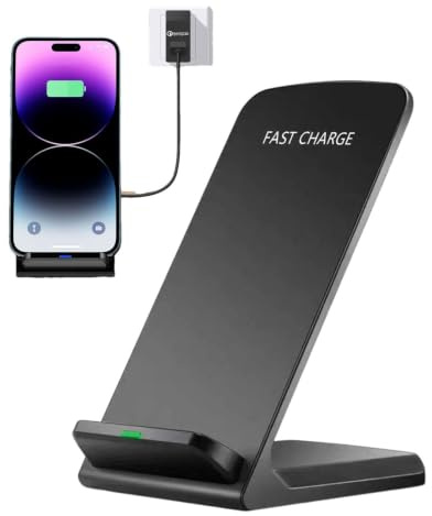 Stazione di ricarica per telefono senza fili,Stazione di ricarica wireless | Supporto per telefono cellulare Ricarica rapida wireless, portatile, universale, p