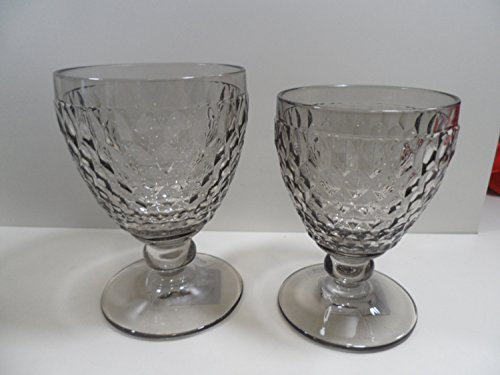 Villeroy Boch Set de 12 pièces Boston Smoke : 6 eau + 6 vin