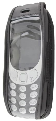 caseroxx Ledertasche für Nokia 3310 (2017) 3G | Hochwertige Tasche mit Gürtelclip zum sicheren Tragen am Gürtel, aus Echtleder
