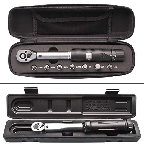otgerlensker products Drehmomentschlüssel 1/4 Zoll 10-50 Nm + 1/4 Zoll 2 Nm-14 Nm Fahrrad Bike KFZ