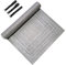 TINYOUTH Jigsaw Puzzle Roll Up Mat for 1000/1500/2000pcs Puzzle, 1.5mm Foldable Jigsaw Mat Puzzle Storage with Inflator/Straps for Round/Square/Rectangle Puzzle, Grey One