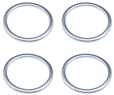 ECSiNG 4 Stück Fahrrad Unterlegscheibe Dichtung 2mm Kompatibel mit Bafang BBS01 BBS02 BBSHD Kurbelmotor zum Einstellen der Tretlagerlänge Silber