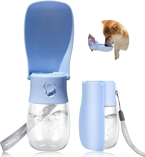 AVELORA Dog Water Bottle,Portable Foldable with Carbon Filter&Water Return