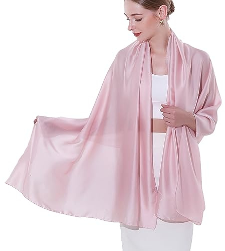 SWAT PANY Stola Damen Festlich Schultertuch Abendkleid Frauen Schal Rosa Tücher Chiffon Stola Dünn Pashmina Sommer