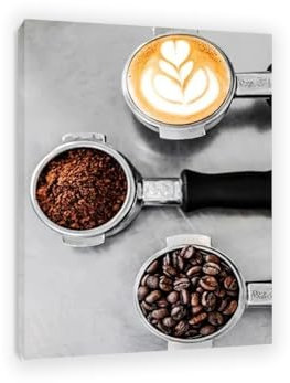 MYCGGDGH Quadro Caffè Vintage-Caffè Stampa su Tela Canvas da Parete-Caffè macinato-Quadro Casa Soggiorno Macinino Ristorante Bar Cucina Caffe Vintage Telaio interno 60x90cm(24x35 pollici)