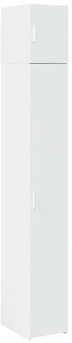 vidaXL Armadietto 30 x 42,5 x 225 cm, legno ingegnerizzato, bianco