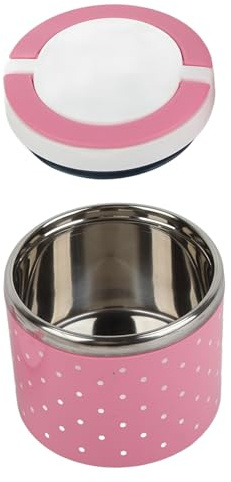 HAOHIZE Tarro Térmico para Alimentos para Comida Caliente, Tarro Térmico de Acero Inoxidable de 630 Ml para Frío Caliente, Termo Térmica de Aislamiento de 1 Capa Contenedor de