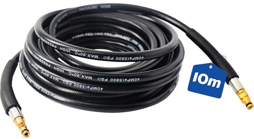 Tuyau de nettoyeur haute pression de 10 m pour Kärcher K2 K3 K4 K5 K6 K7, compatible avec système Quick Connect, tuyau d'extension de rechange pour nettoyeur haute pression Accessoires Tuyau de