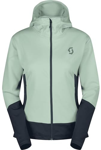 Scott Damen Defined Mid Zip Jacke, fresh green-dark blue, S