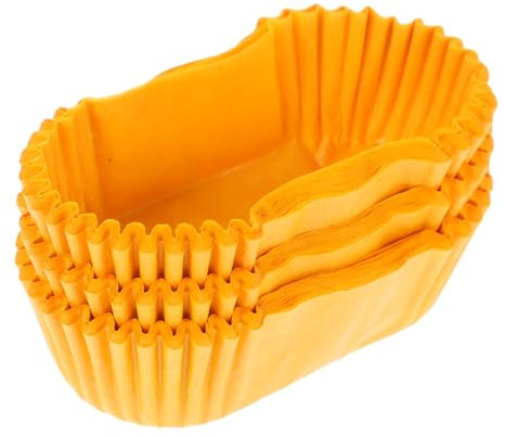 Veemoon Vasitos De Papel Ovalados Para Pasteles 1000 Unidades Papel Resistente a Altas Temperaturas y Anti Grasa Moldes Para Hornear Cupcakes, Muffins y Pan Uso Profesional Fiestas y Panaderías