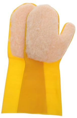 SOIMISS 2pcs Pool Gloves Cleaning Mitt Latex Aquarium Wash Gloves for Hot Tubs Swimming Pools Manual Scrubbing Care