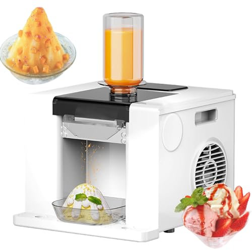 Machine à glaçons flocon de neige 60 kg/24 h, broyeur à glace, équipement commercial pour restaurant, supermarché, snack-bar, café, blanc