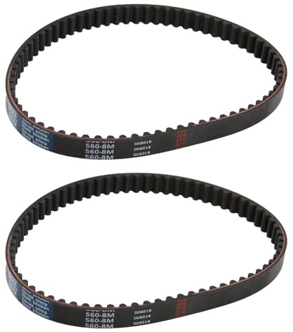 2PCS Motorbike Drive Belts for Surron 560-8M Electric Dirt Bike Motorcycle E-Bike Transmission Drive Belt Premium Replacement Motorcycle Motorbike Accessories Black for Sur-Ron