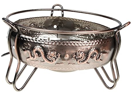 TOYANDONA Horno De Bronce Shuanglong Para Picnic Estufa Pequeña De Alcohol Para Camping Base Para Estufa De Bar De Alcohol Para Exteriores Para Cocción De Alimentos Viajes