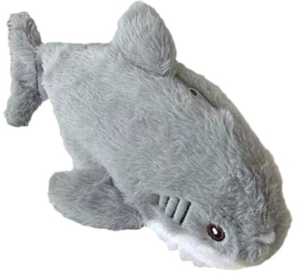 Trousse en peluche pour crayons - Trousse requin pour enfant | Organisateur avec fermeture éclair pour outils scolaires, gommes, crayons, stylos, clés