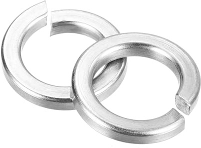 QUARKZMAN 50Pcs Rondelle Grower M10 Rondelles Élastiques Rondelles Fendues | Acier Inoxydable 304, Métalliques Pour Boulons Vis Machines