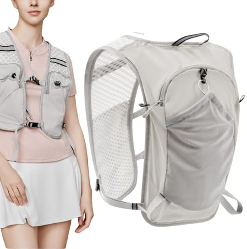 Feuchtigkeitsspendendes Brustgeschirr, Leichter und wasserdichter Rucksack, Weste zum Trinken beim – für Outdoor Hiking Camping Climbing Racing Fitness Cycling Runners Frauen Männer