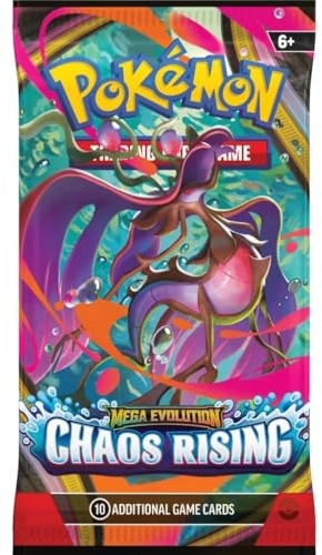 Pokémon TCG: Mega Evolution - Chaos Rising 1 x Booster Pack, Sammelkartenspiel