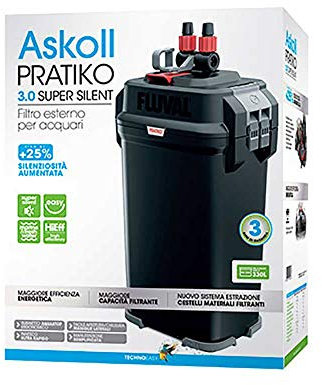 Askoll Pratiko 300 3.0 Super Silent Außenfilter für Aquarien bis 330 Liter New 2019