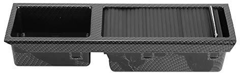 Bandeja Central para Consola Carbono E46, Portavasos, Almacenamiento, Resistente, Fácil Instalación, Compatible con Serie 3 E46