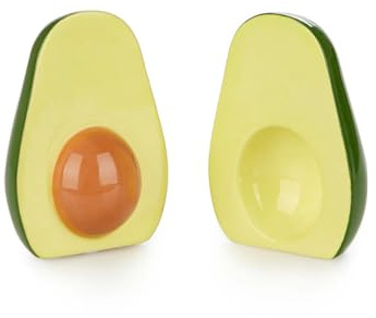 balvi Salz- und Pfefferstreuer-Set Avocado Farbe Grün In Form Einer Avocado Porzellan