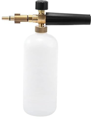 YUET Car Wash High Pressure Washer Jet Wash for Bosch Aquatak/Black & Decker/Norse/Ryobi/Neo Sprayer Adjustable Snow Foam Lance Gun Pot Cannon Nozzle Blaster Soap Dispenser Bottle