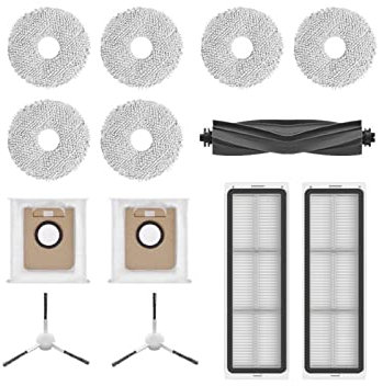 Hauptbürste Seitenbürste Abdeckung Filter Kompatibel mit Dreame Knochen L10s Super Roboter Staubsauger (Color : Accessories Kit)