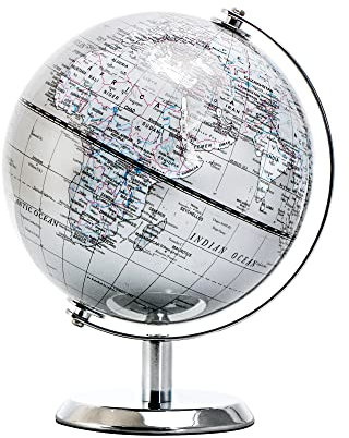 TOPGLOBE Schülerglobus 14cm -Englische Karte - Mini Globus