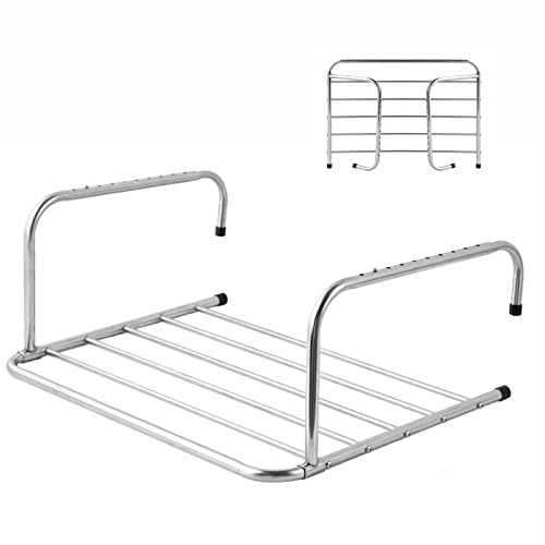Klappbar Hängetrockner Wäscheständer Wandtrockner Balkon Wand-Trockner Edelstahl Edelstahl Hängend Wäscheständer Wandmontage, Balkonwäschetrockner Faltbar Wäschehalter Hängetrockner ( Size : 70*38*18c
