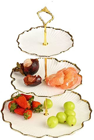 Supporto per Dolci Alzata for torta da dessert, ciotola for frutta Alzata for pasticceria in plastica Alzata for cupcake piccola Vassoio for biscotti Caramelle Piatto di frutta e vassoi Contenitore fo