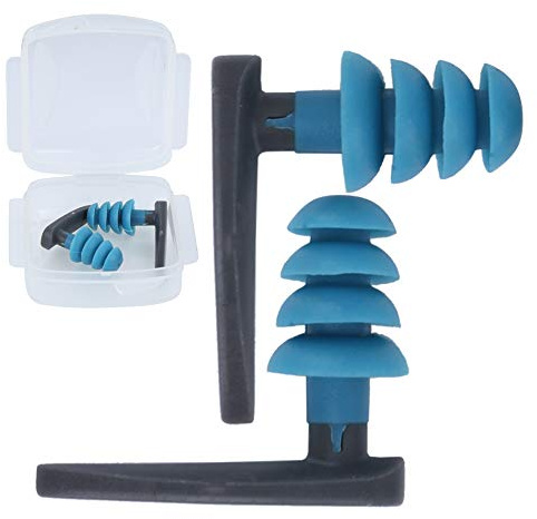 2 Uds Elástico de Buceo, Tapones para los Oídos Suministros de Equipos Impermeables Suaves para Natación Profesional