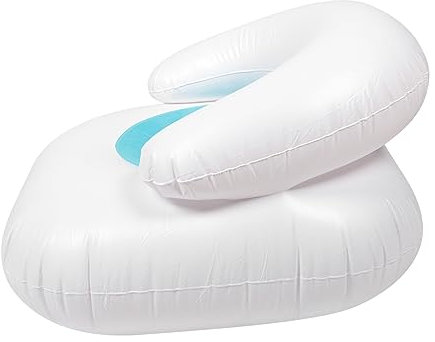 Sosoport Blau Aufblasbares Sesselsofa mit Rückenlehne aus PVC