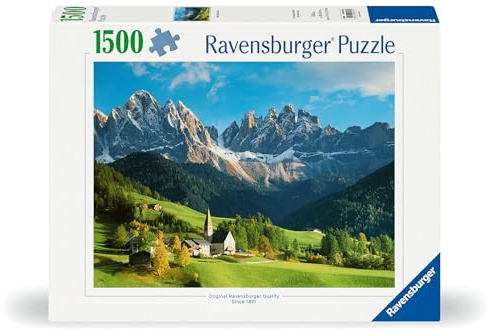 Ravensburger - Puzzle 1500 Teile Blick auf die Dolomiten | Puzzle für Erwachsene 1500 Teile | Erwachsenenpuzzle für Kinder ab 14 Jahren | Geburtstagsgeschenk für Kinder ab 14 Jahren | Maße 80 x 60 cm
