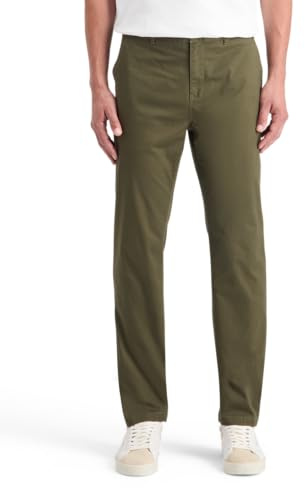 Scotch & Soda Stuart Pantalon Chino pour Homme, Kaki, 31-32, Kaki, 31W / 32L