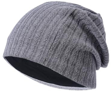 Coubeau Beanie Mütze für Herren Damen - Doppelschichtiger StrickmützeWeiche Warme Unisex-Wintermütze im Klassischen Stil