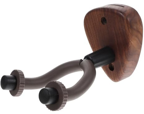 BESTonZON Gitarren Ständer Schwarzer Walnuss Gitarrenhaken Gitarren Wandhalterung Wandhalterung Gitarrenaufhänger Gitarren Wandaufhänger Hängender Gitarrenständer Gitarren Wandregal Gitarrenständer