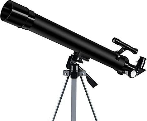 Telescope Télescope réflecteur pour débutants, télescope astronomique avec Adaptateur de téléphone, télescope portatif à trépied Stable Telescope