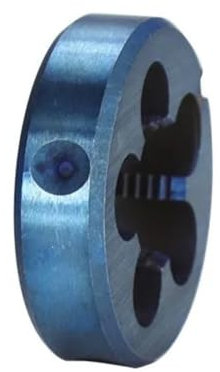 1 x Nano-blau beschichtete Gewindeschneide, linke Hand, M3 bis M18 Metallbearbeitungs-Schraubenwerkzeug, metrisches Handwerkzeug, runde Gewindeschneide(M14x1.5)