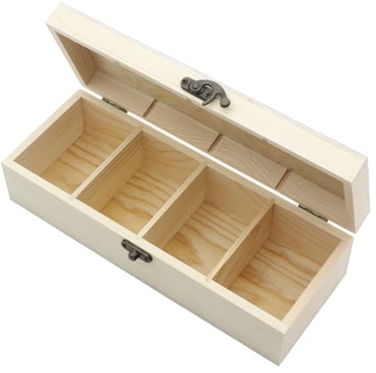 A8 Index Cards Boxes, Wooden Index Box, Karten Aufbewahrungsbox mit Deckel, Lernkarteibox Holz, Vokabelbox für Büro, Schulen Und Heim