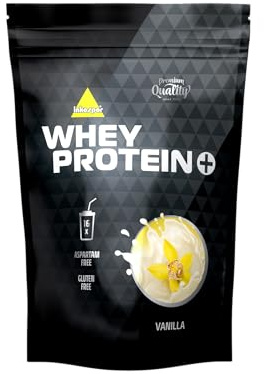 inkospor WHEY PROTEIN + Eiweißpulver aus Whey und Casein für einen extra cremigen Protein Shake, 24g Eiweiß pro Portion, Vanille Geschmack
