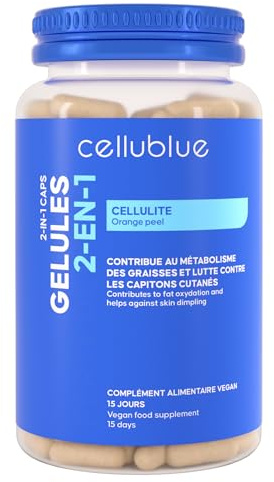 Gélules 2-en-1 – Anti-Cellulite et Brûleur de Graisse Puissant – Complément minceur Végétal & Drainant – Peau lisse et Capitons réduits