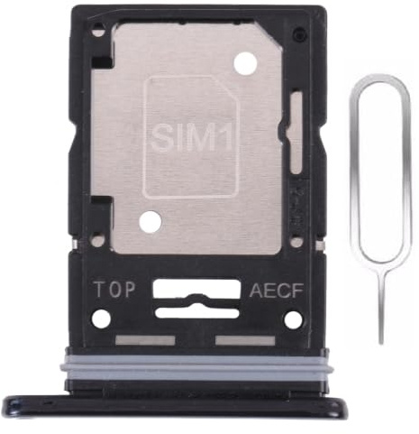 Tiroir Double Carte SIM MicroSD pour Samsung Galaxy A53 5G (SM-A536B) Support Plateau Porte - Noir