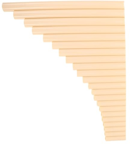 Mikinona Panflöte Pfeifen G-dur Holzblasinstrument Traditionelles Musikinstrument für Schüler und Anfänger mit Koffer Geeignet für Klassische Musik und Therapie