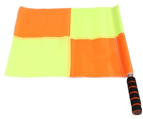 FußBallschiedsrichterfahne 2pcs Soccer Referee Flags Sports Match Football Linesman FüR FußBall
