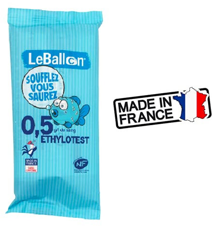 Autocollant-immatriculation Lot de 20 Ethylotest (Norme NF)